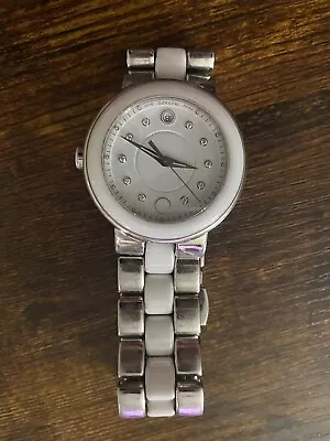 Movado Cerena Steel And White Ceramic Ladies Watch 12360015 • $320