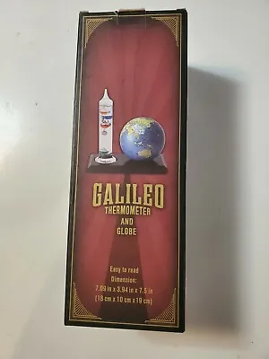 Galileo Thermometer And World Globe • $21.90