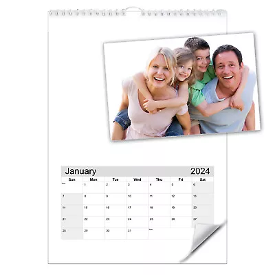 A4 Or A3 Blank Calendars 2024 DIY Calendar Glue Stick Colour Or Paint • £7.99