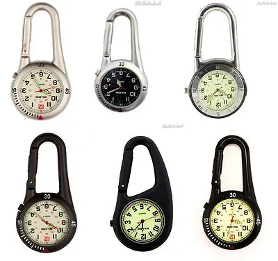 Clip On Carabiner FOB Watch For Doctors Nurses Paramedics And Chefs • £8.99