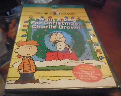 I Want A Dog For Christmas Charlie Brown (DVD 2003) Paramount Collection New • $11.99