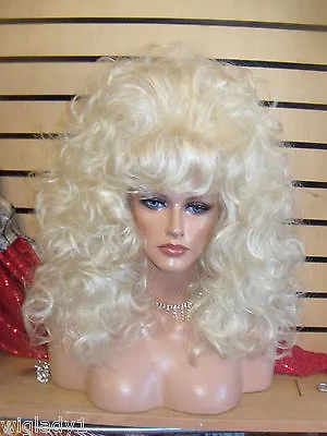 Wow Drag Queen Wig Look Pick Your Color Long Sexy Curls Curly Ringlets Volume • $119.99