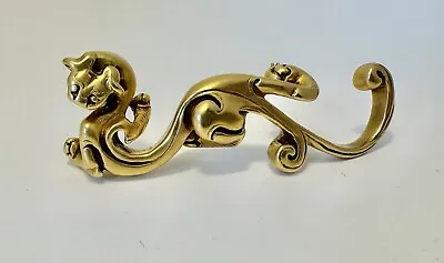 VINTAGE RARE CAT PANTHER MMA Metropolitan Museum Of Art Stylized  Pin Brooch • $69.99