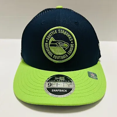 Seattle Seahawks New Era 2023 Sideline Low Profile 2 Tone 9Fifty Snapback Hat • $35.97