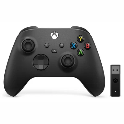 $95.95 • Buy Xbox Wireless Controller + Wireless Adapter (Carbon Black)
