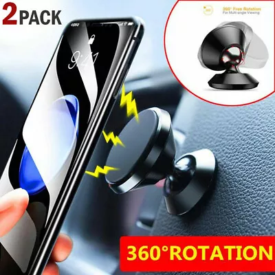 Super Magnetic Car Mount 360 Degree Dashboard Holder For Cell Phone Universal • $9.99