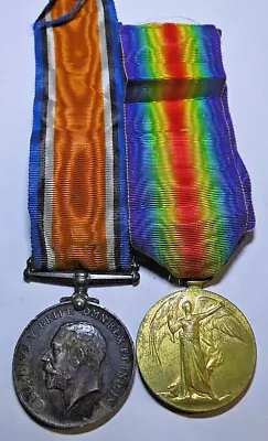 Pair Medals Pte Burmby Avc Army Veterinary Corps & Lancashire Fusiliers • £55