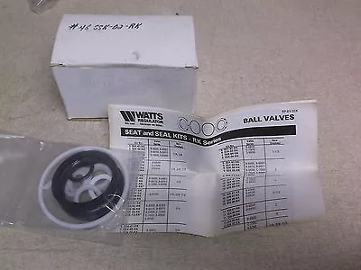 $11.99 • Buy NEW Watts Ball Valve Seal Repair Kit 2-1/2  RK Series *FREE SHIPPING*