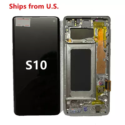 OEM For Samsung Galaxy S10 G973 SM-G973 LCD Display Screen Digitizer Frame (A-) • $87.92