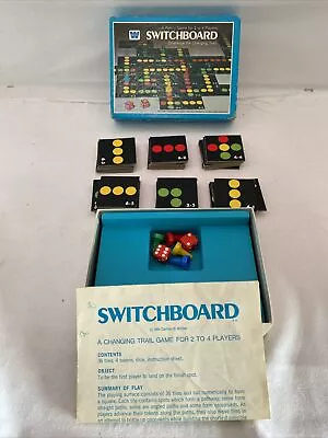 Vintage Whitman Switchboard Board Game 1976 100% Complete • $55.99