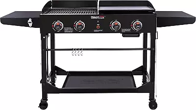 Royal Gourmet GD402 4-Burner Portable Flat Top Gas Grill And Griddle Combo With  • $283.82