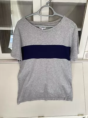 £4.99 • Buy GANT Rugger Grey And Navy T-shirt Large