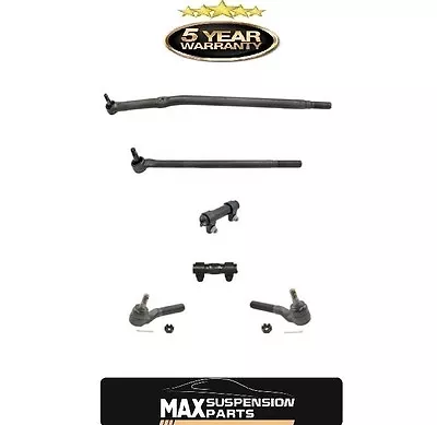 95-96 F250 97 F250HD Drag Link & Tie Rod Rods 4X4 6Pc Twin I Beam Axles • $165