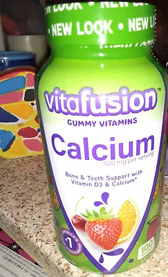 Vitafusion Calcium 500mg Gummy Vitamins For Adults - 100 Count • $7