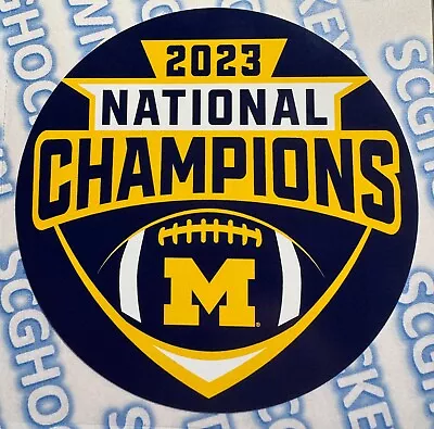 🔥2023 National Champions Michigan Wolverines Color Decal Sticker 2024 • $4.99
