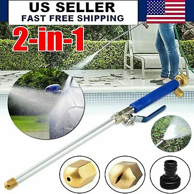 Hydro Jet High Pressure Power Washer Water Spray Gun Nozzle For Garden Car Hose • $10.95