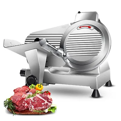 Zomagas Commercial Meat Slicer Machine 10 Inch Frozen Meat Cheese Deli Slicer • $249.99