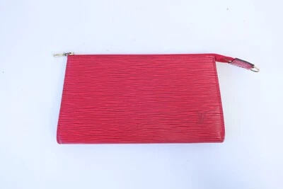 £143.24 • Buy Authentic Louis Vuitton Epi Pochette Accessories Cosmetic Pouch Bag  #16366