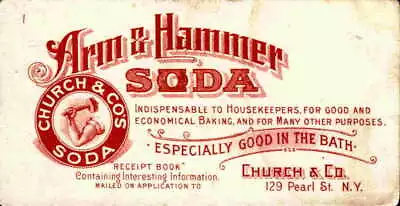 Vintage Ink Blotter Arm & Hammer Baking Soda Church & Dwight Co. New York • $4.95