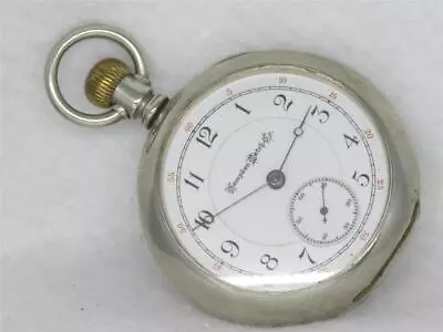 Rare Antique 18s Hampden 17 Jewel  Golden Gate  Railroad Pocket Watch Running! • $575