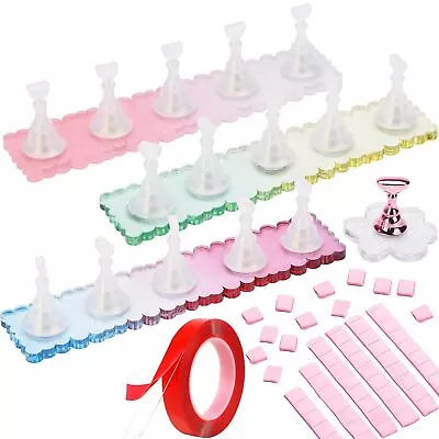 3 Set Nail Stand For Press Ons Strong Magnet Nail Holder For Painting Nails ... • $19.21