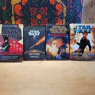 Star Wars Hardcover Book Lot Of 4 Bloodline Heir To The Jedi Lost Stars...  • $15.99