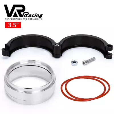 Exhaust HD V-band Clamp Assembly Anodized Flang For 3.5OD Turbo Piping Downpipes • $29