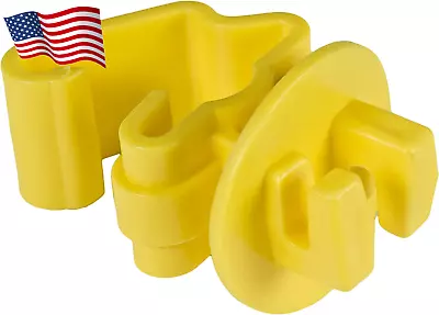 Electric Fence T Post Insulators ITY-Z Standard Snug Fitting Wire Yellow 25Pcs • $8.47