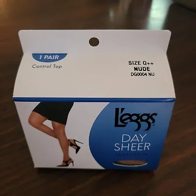 $7 • Buy Leggs Day Sheer Control Top Pantyhose Size Q++   Free Shipping.  