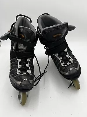 K2 Velocity Rollerblades Inline Skates Mens Sz 10.5 Black 76/72 Response System • $55.50