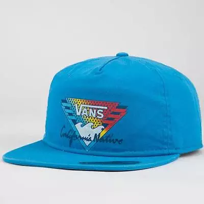 Vans Off The Wall California Native Angle Mens Blue Snapback Camper Hat New NWT • $19.99