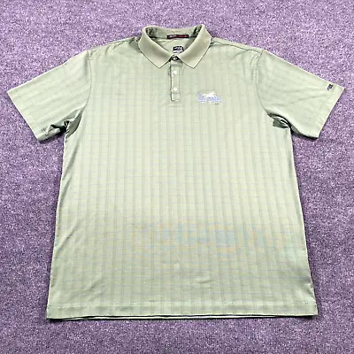 Vintage Nike TIger Woods Collection FitDry Mens XL Green Polo Shirt Golf Mustang • $19