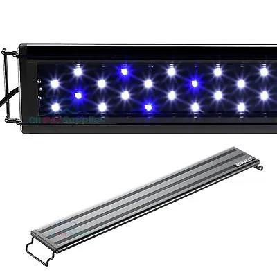 AQUANEAT Aquarium LED Light Marine FOWLR Blue & White  12 20 24 30 36 48 Inch • $10.99