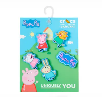£25.34 • Buy Genuine CROCS Jibbitz Charms Peppa Pigs 5PCS Set Original