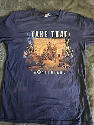 Take That 2017 Wonderland T-shirt  Navy Large • £18