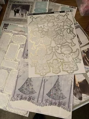 Cardmaking 8 Sheets Kanban Christmas Toppers • £2.50