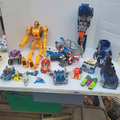 Transformers Toys From Early 2000's  Huge Box Lot See Description • $59