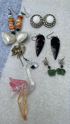 Vintage Costume Jewelry Earrings (Lot Of 6) Clips And Pierced Sarah Coventry • $12.99