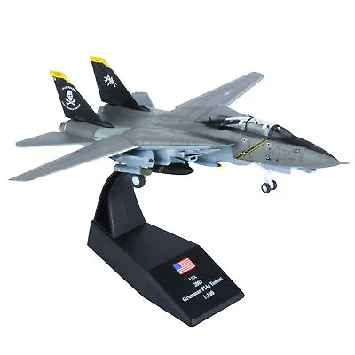 1100 F-14 Tomcat US Diecast Fighter Simulation Alloy Aircraft Airplane Model • $37.36