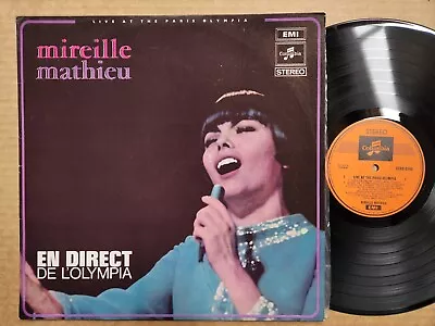 MIREILLE MATHIEU - EN DIRECT DE L'OLYMPIA - FRENCH LANGUAGE - LP  Near Mint • $26.09