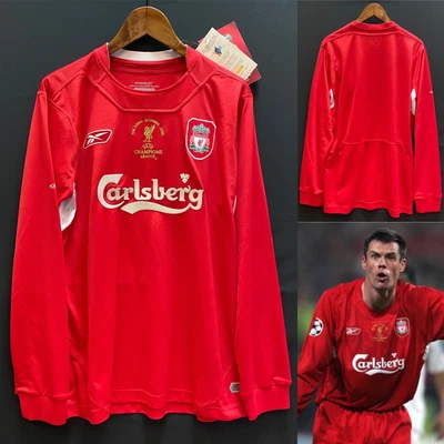 £249.99 • Buy Liverpool 2005 Reebok Home Official L/S Shirt UEFA Champions League Final 05