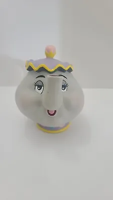 Rare~disney's Beauty And The Beast~ Mrs. Potts ~ Teapot Piggy Bank ~excellent  • $29.97