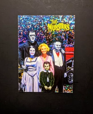 The Munsters Promo Card Philly Nonsport Show With Sparkle Background Horror • $3.99