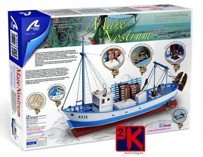 Artesania Latina 20100- Mare Nostrum Mythical Fishing Boat - 1:35 Scale - T48 • £118.44