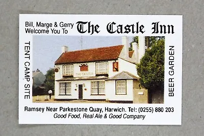 Matchbox Label Pub The Castle Inn Ramsey Nr Parkestone Quay Harwich Essex MN418 • £2.04