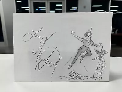 Michael Jackson Original Peter Pan Drawing Hand Signed By Michael Jackson RARE • $12500