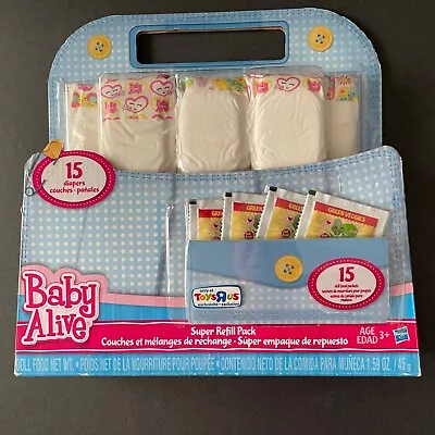 Baby Alive Doll Super Refill Pack 30 Pieces Food & Diapers Toys R Us Exclusive • $29.99