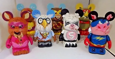 Disney Zooper Heroes Series 3  Vinylmation ( Set Of 7 )  • $49