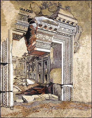 LS009 47.24 ×61.02  Dead Cities Ruins Marble Mosaic Art • $2249