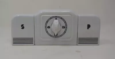 Rare Vintage White Stove Top Range Timer With Salt And Pepper Shakers 1930's  • $84.99